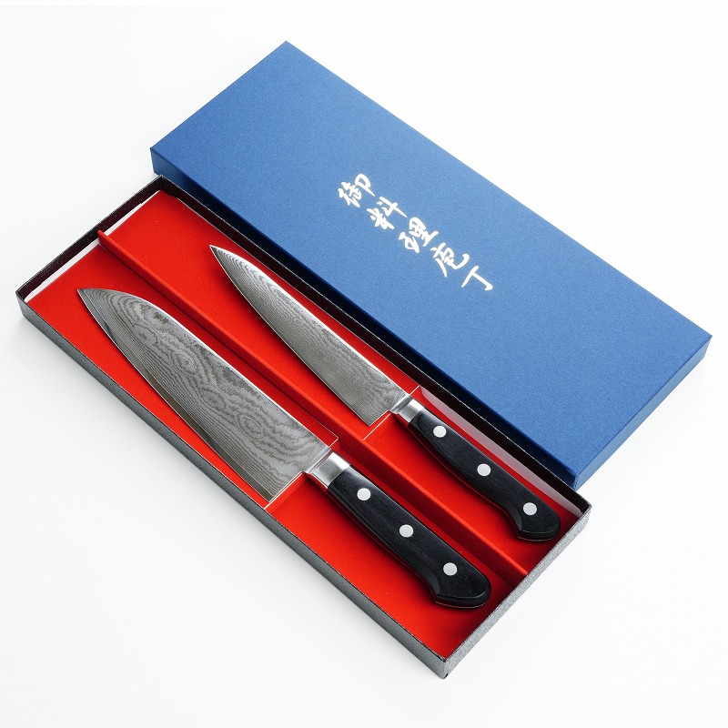 三徳包丁とペティナイフの2本組