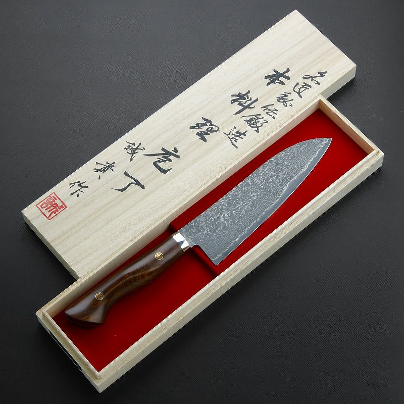 粉末ハイスR2 割込み ステンレス ダマスカス包丁