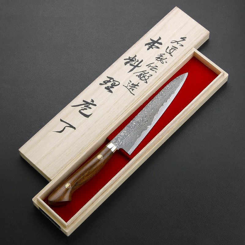 粉末ハイスR2 割込み ステンレス ダマスカス包丁