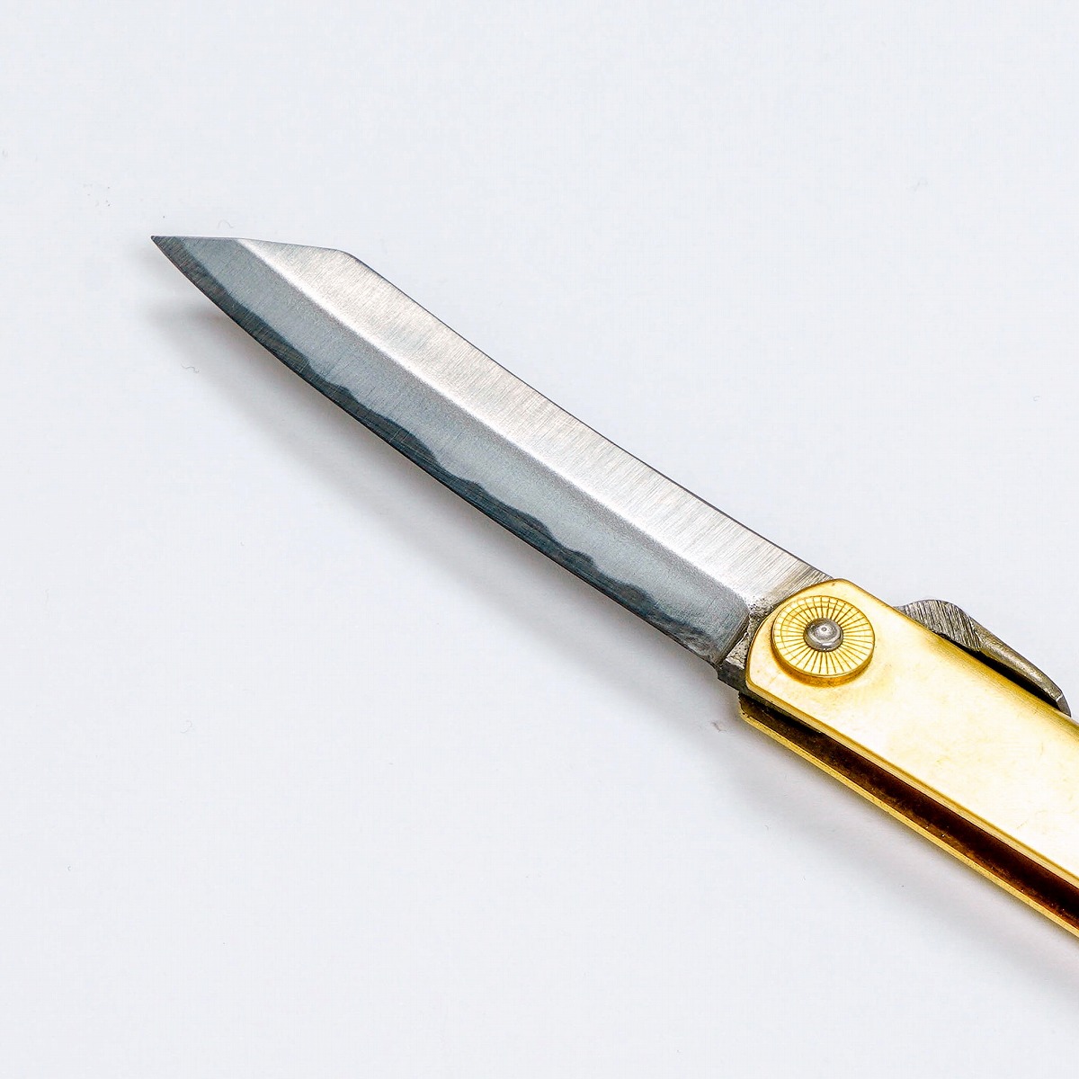 肥後守定 真鍮 手造り「大」