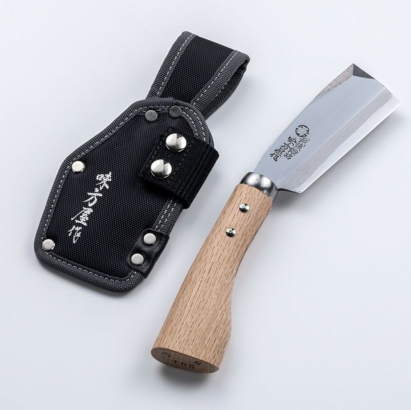 越後鍛冶鉈 両刃 磨 マスコット鉈105mm