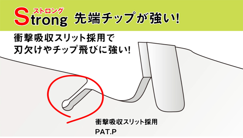 3Sホワイト刃の特徴