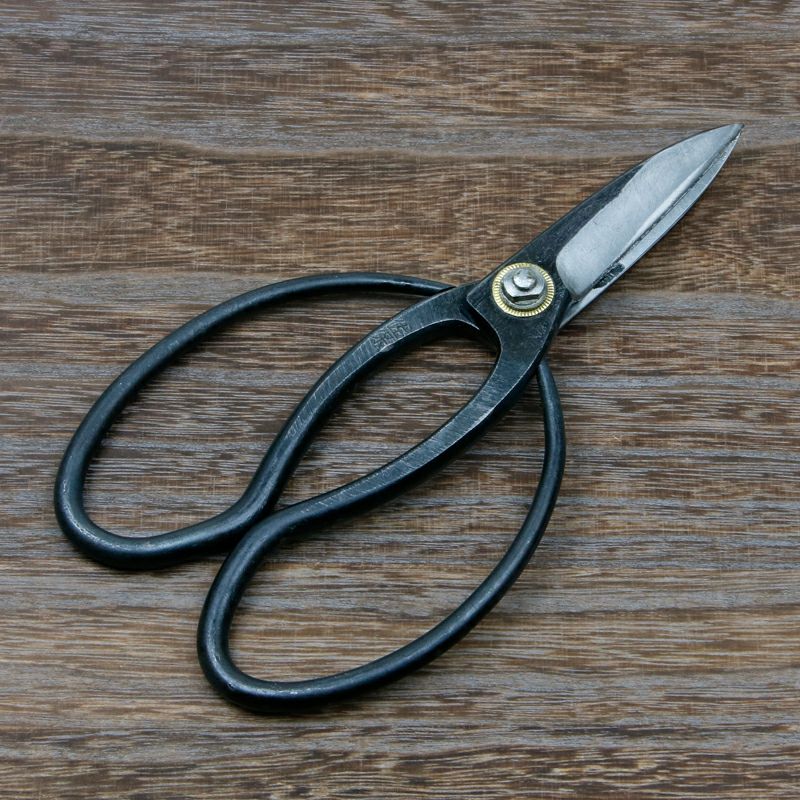 佐保 大久保鋏 3寸刃 青紙鋼 ネジ止め 総手造り鍛造品