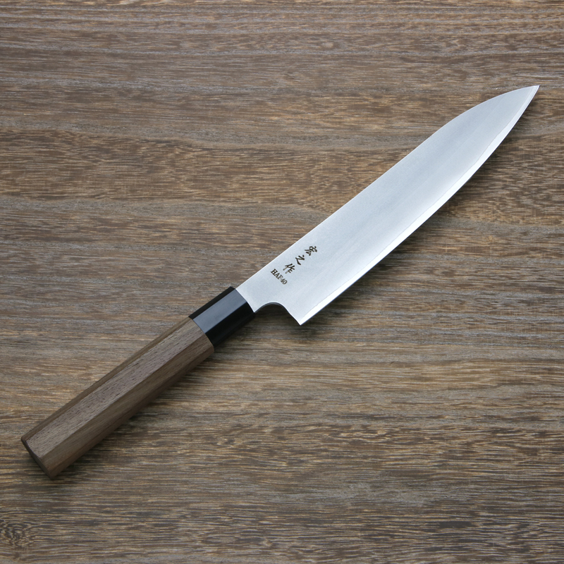 粉末ハイス HAP40 和牛刀包丁210mmクルミ八角柄