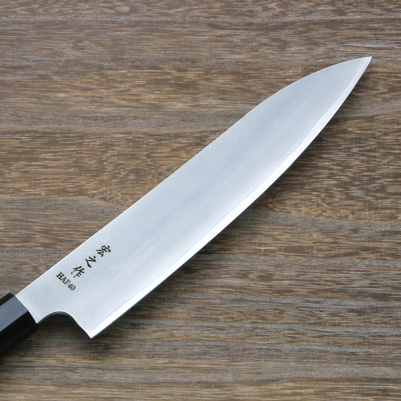 粉末ハイス HAP40 和三徳包丁170mmウォルナット八角柄