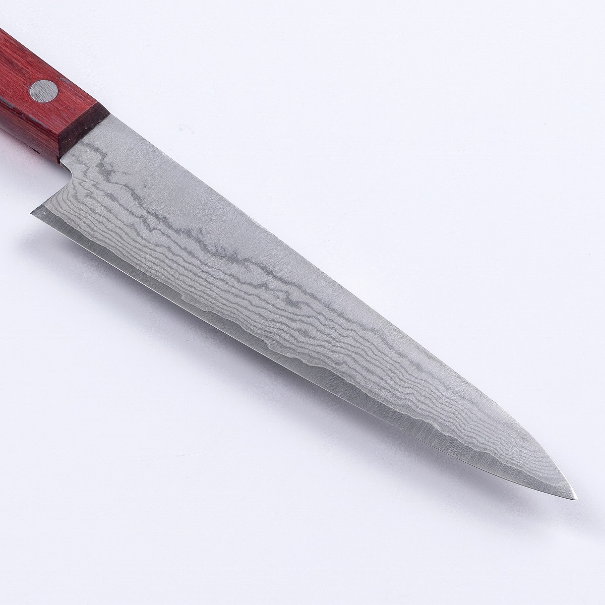 重宏別作 V金10号ステンレス積層 ペティナイフ150mm刃先