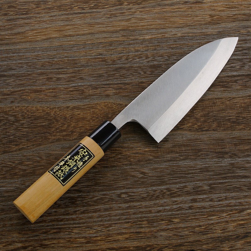 出刃包丁 片刃 165mm 銀三ステンレス