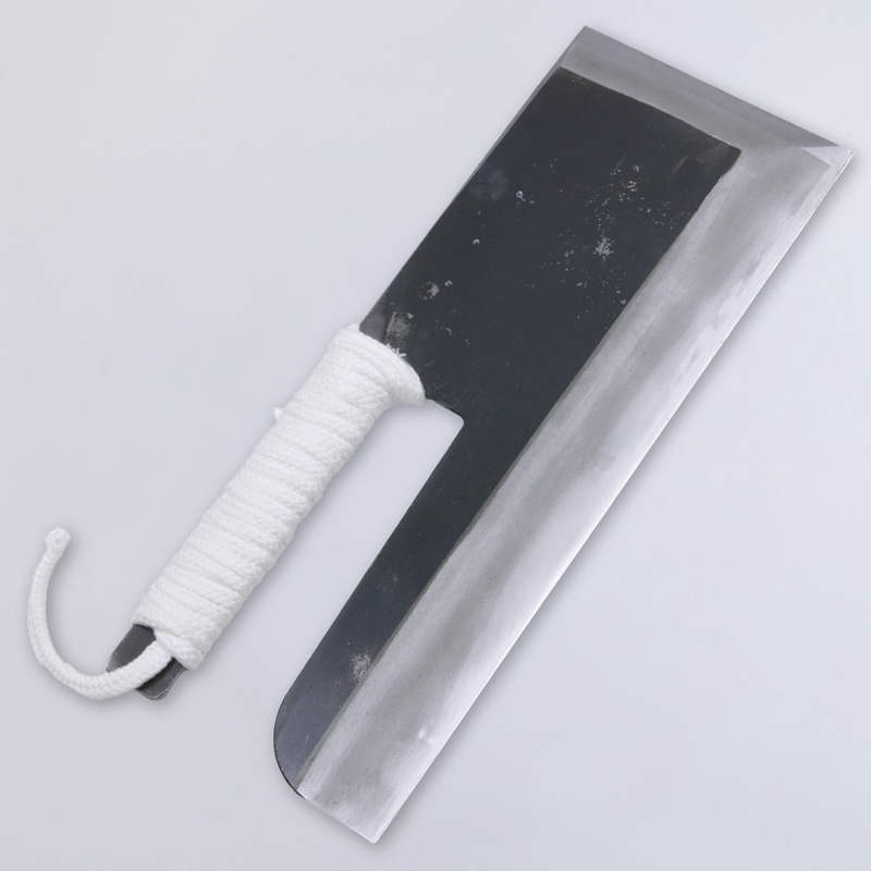 安来青紙鋼 麺切包丁330mm ロープ柄