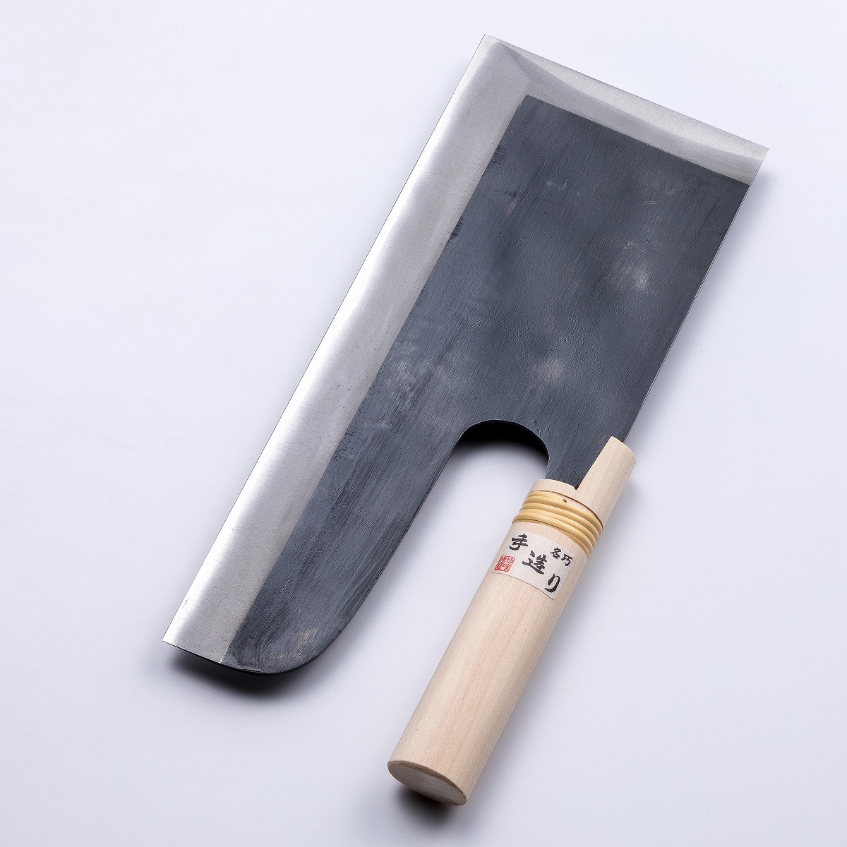 鍛造 黒打ち麺切り包丁 300mm 白紙二号 左利き用