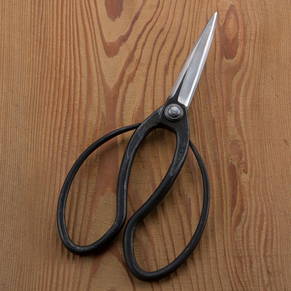 佐保 伊吹刈鋏 3寸5分刃 青紙鋼 カシメ止め 総手造り鍛造品