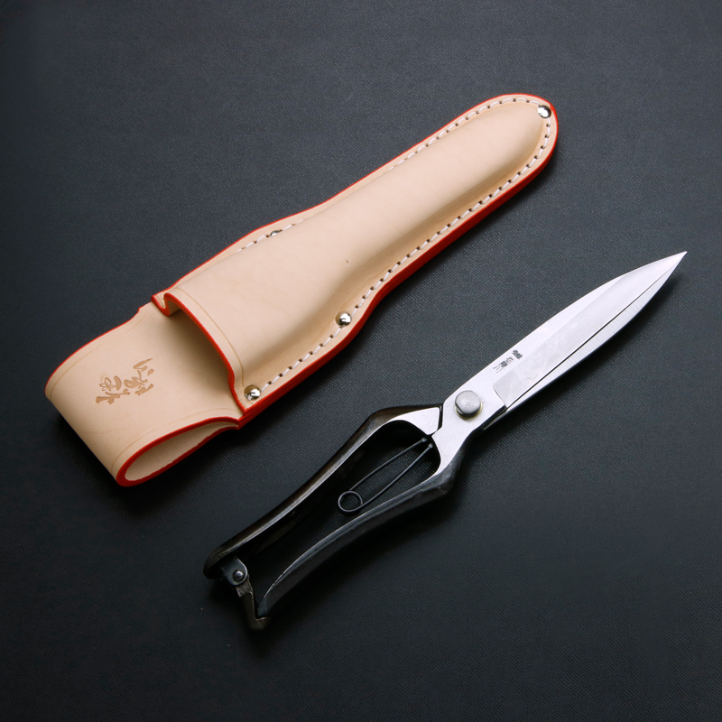 花隈川 片手刈込鋏 ケースセット