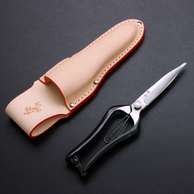 花隈川 片手刈込鋏 ケースセット