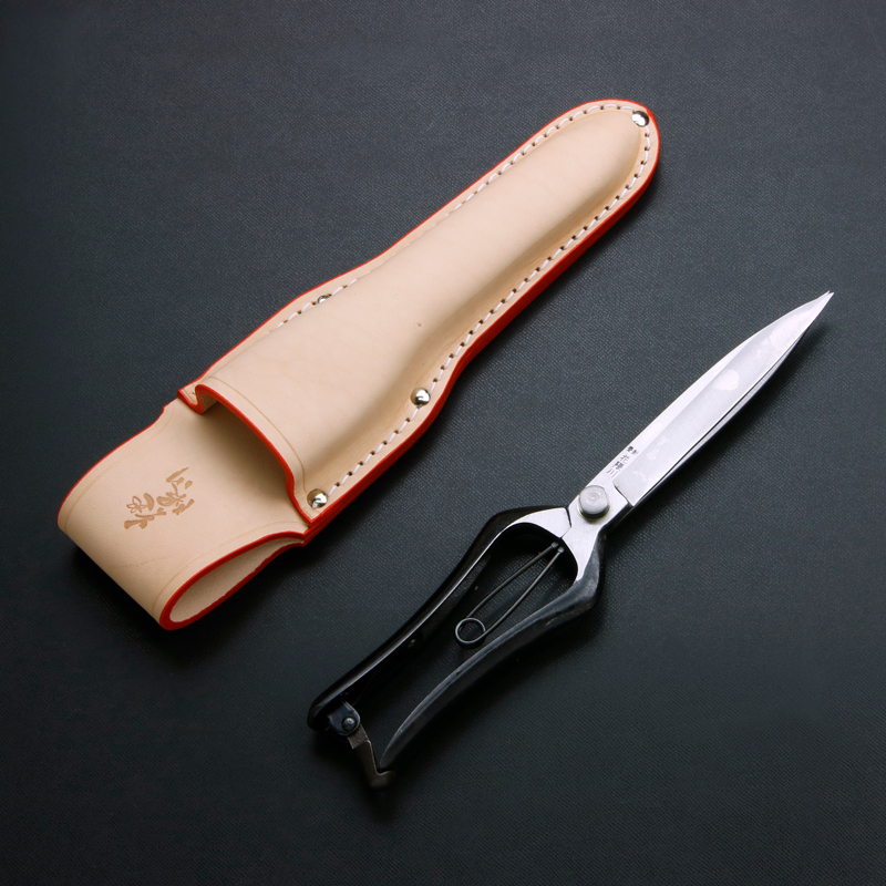 花隈川 片手刈込鋏 ケースセット