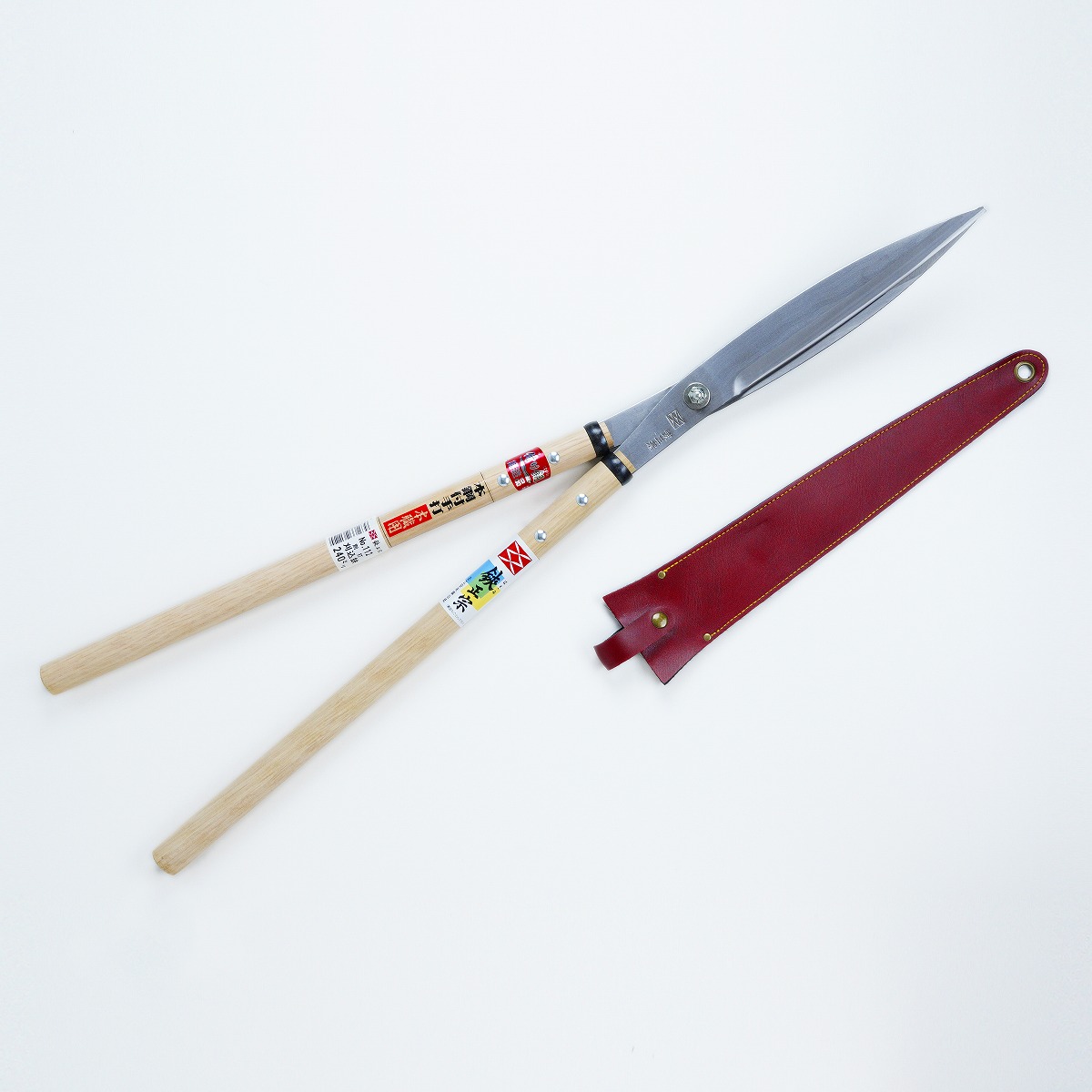 鋏正宗 別打ち 葉刈鋏 240mm 手研ぎ反り刃 磨き仕上げ 白紙鋼