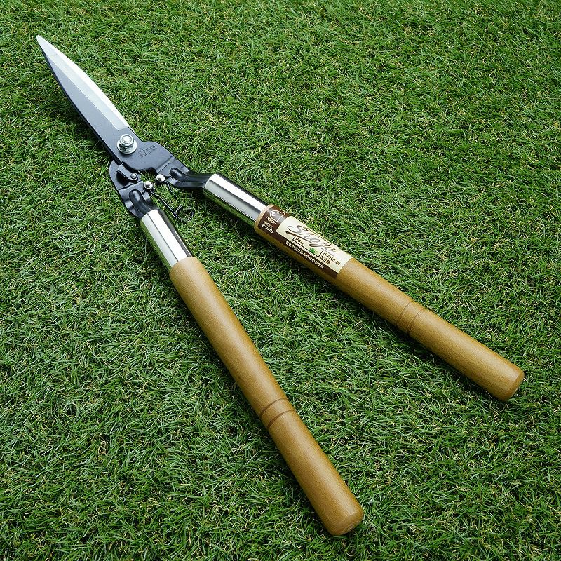 Shozo バネ式 芝生鋏 L型 150mm 全鋼