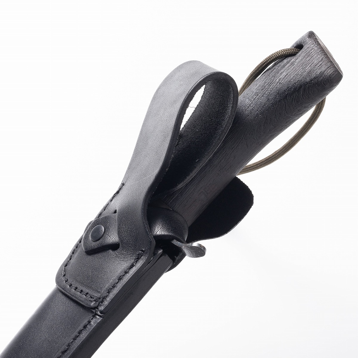 剣鉈黒焼樫木柄