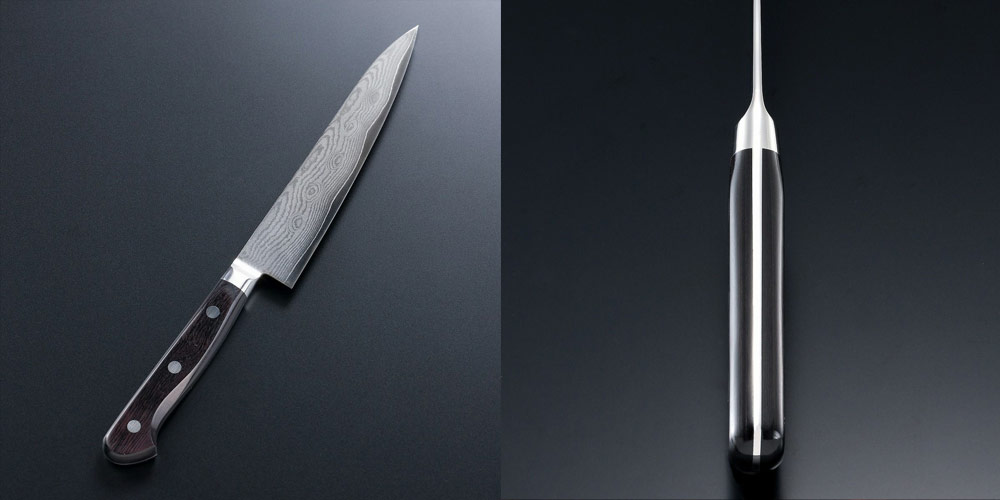 V金10号ダマスカスペティナイフ