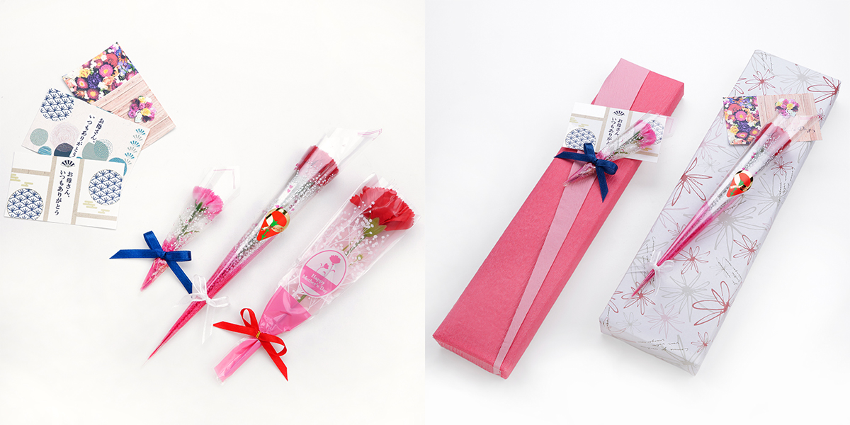 母の日ラッピング
