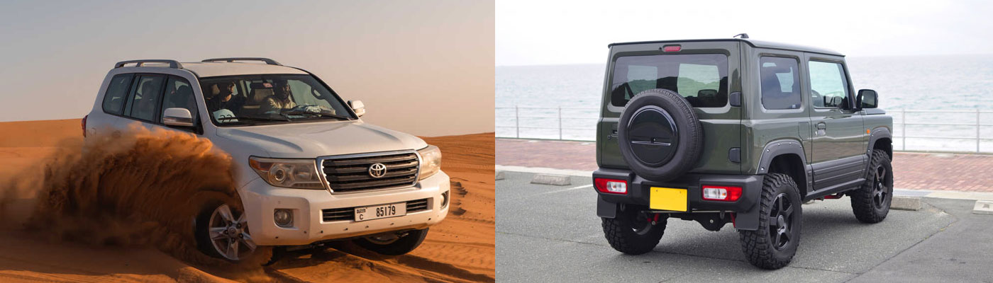 四駆の車の車載用