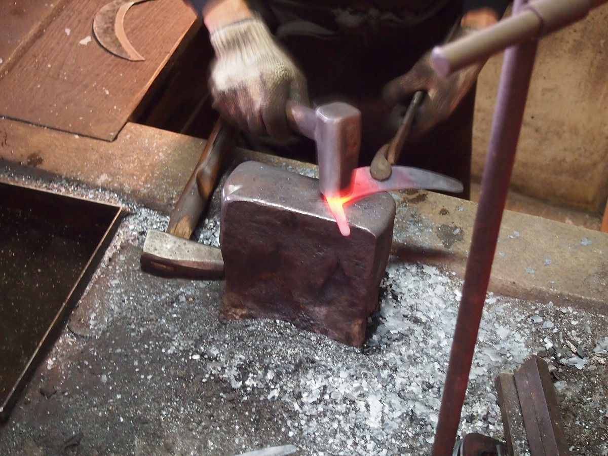 雄鹿 片手 下刈鎌 両刃 195mm