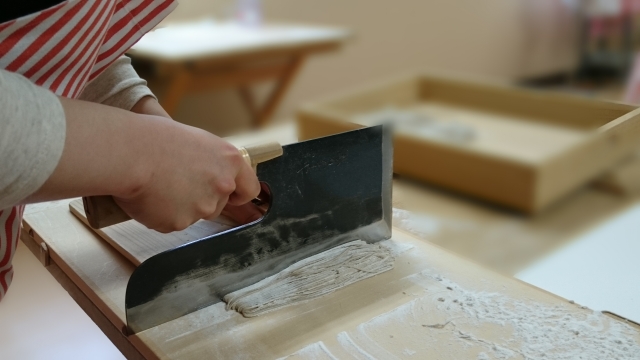 そば打ちの方法4