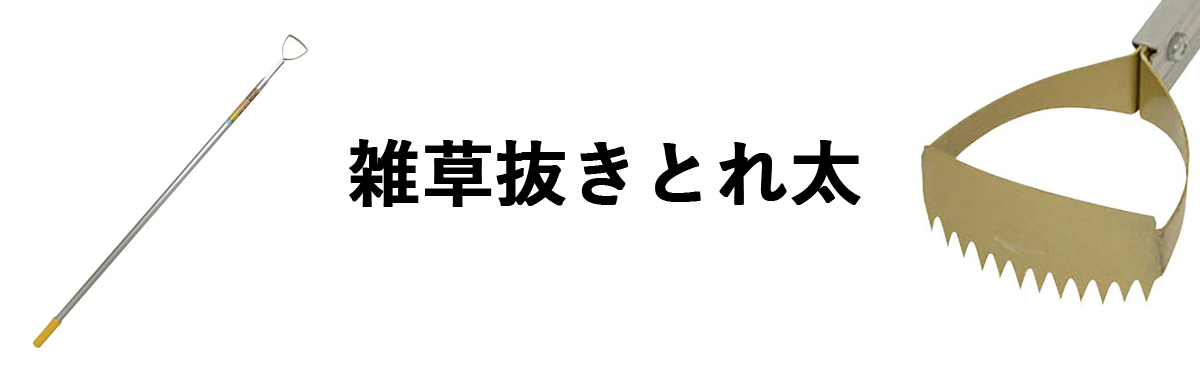 雑草抜きとれ太