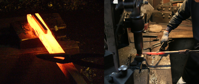 鋼（ハガネ）を鍛える