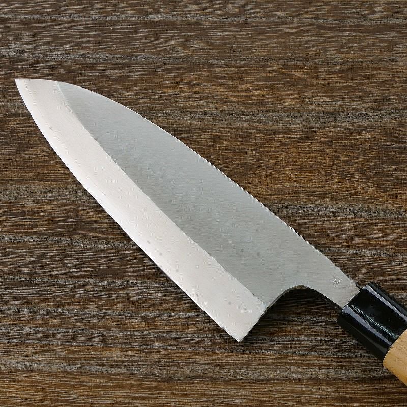 出刃包丁 片刃 180mm 銀三ステンレス 桜柄 左利き用 一般家庭用