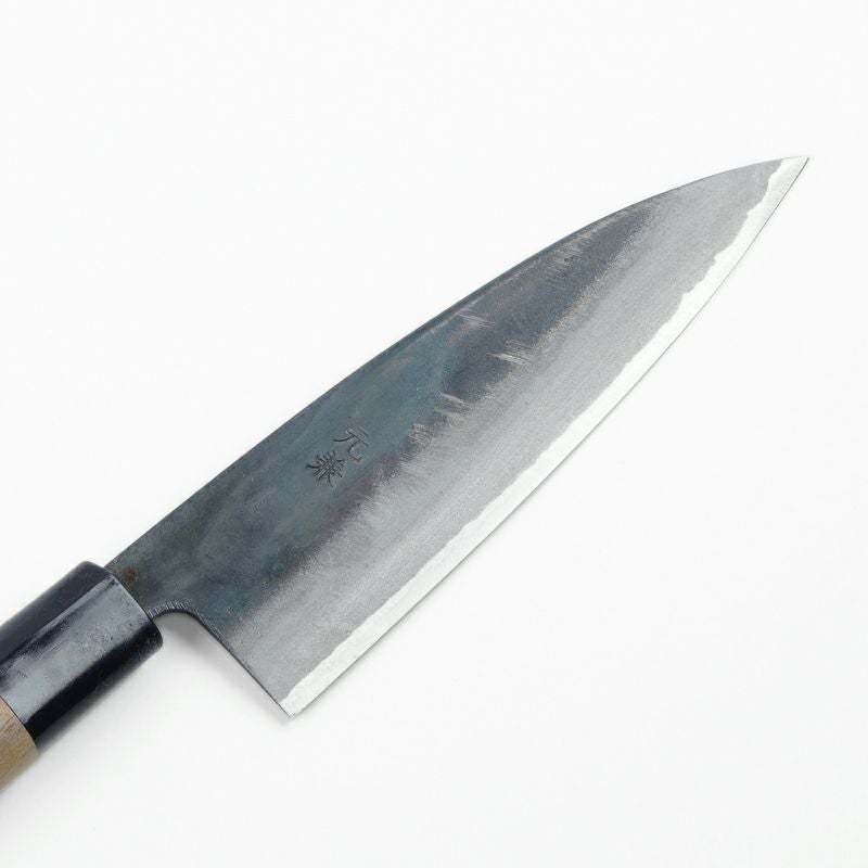 元兼 舟行包丁 両刃 150mm 青紙1号 割込み 黒打ち仕上げ 極上品