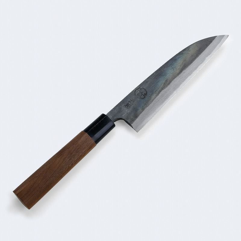 東京 久元 舟行包丁 195mm 元兼 土佐型 舟行包丁 165mm 両刃 青紙1号 割込み 黒打ち仕上げ クルミ