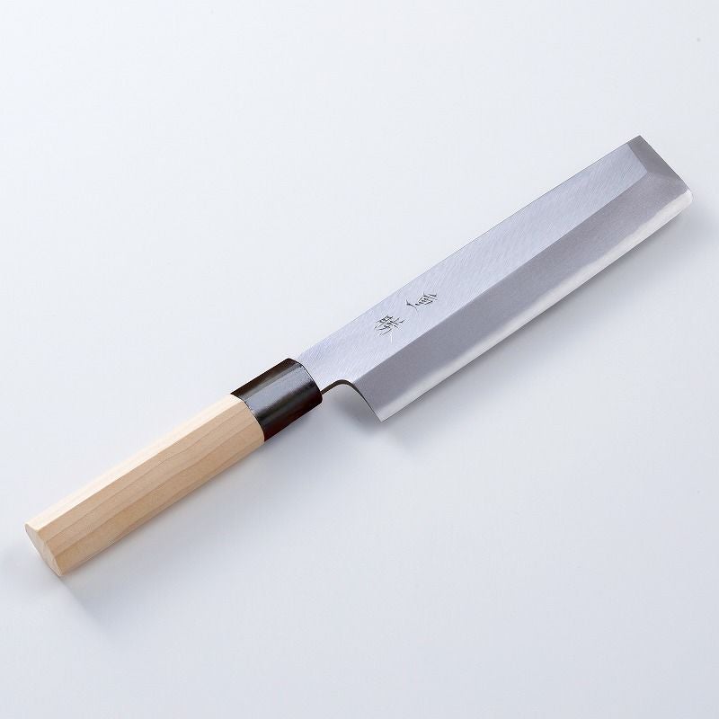 白2 薄刃包丁 30cm 包丁の堺徳｜薄刃包丁 堺打刃物 白二鋼 一位八角柄