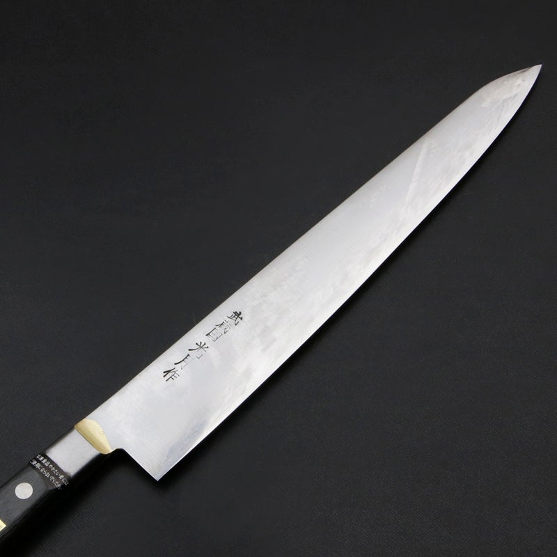武蔵国光月作 筋引包丁 両刃 300mm 刃