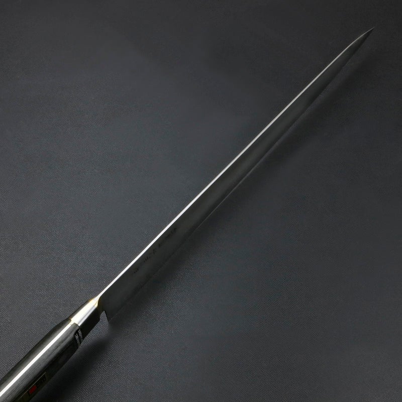 武蔵国光月作 筋引包丁 両刃 330mm 峰
