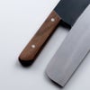 全鋼 手打ち 麺切包丁330mm<br>左利き用　柄