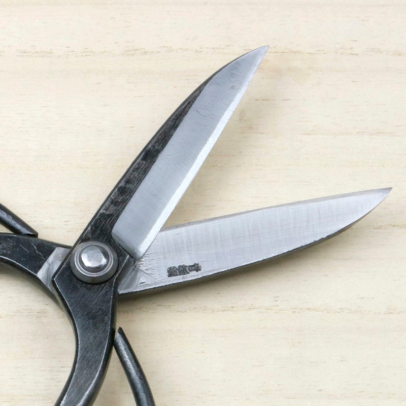 佐保 佐助型 大久保鋏 3寸5分刃 青紙鋼 カシメ止め 総手造り鍛造品 刃先開き