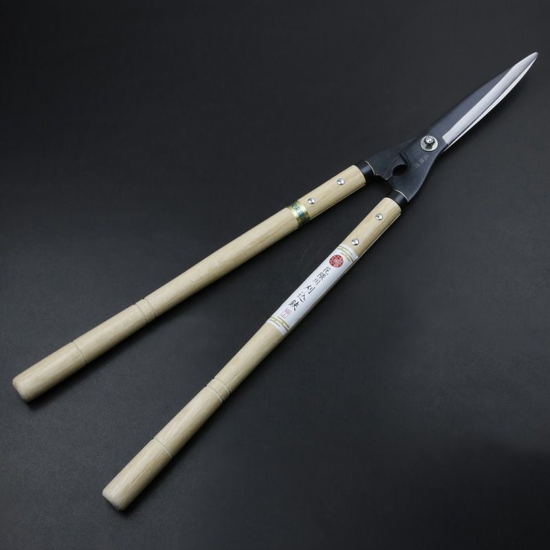 花隈川 刈込鋏 180mm 青紙鋼 鋼付 表