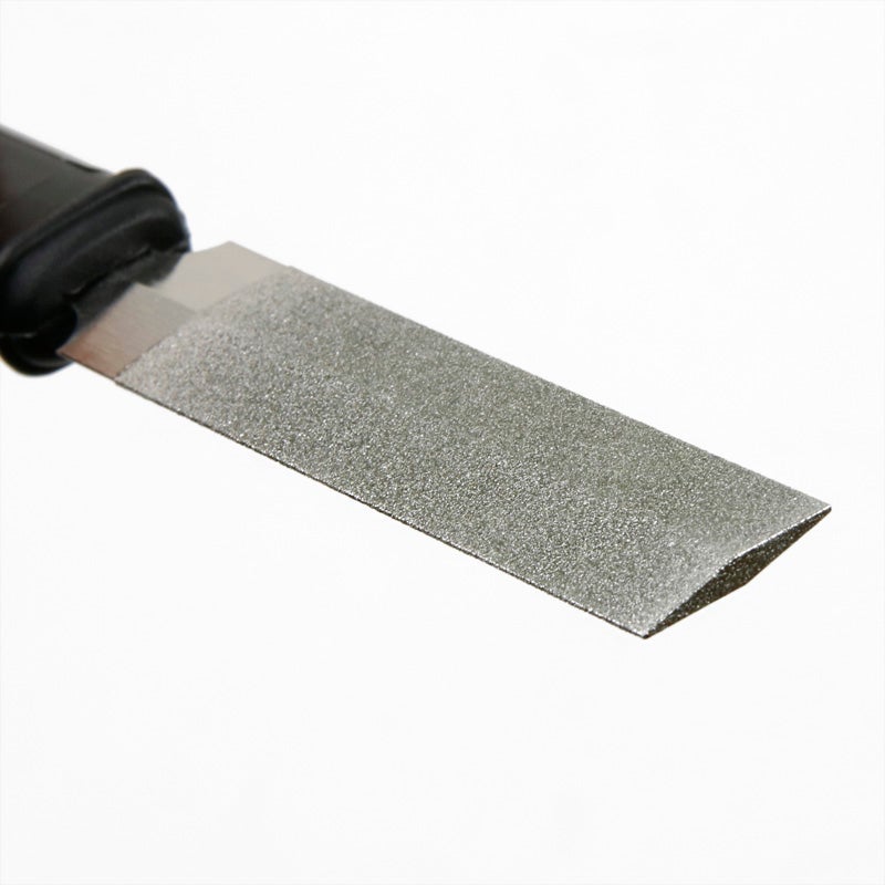 電着 ダイヤモンドシャープナー 両刃 75mm 断面