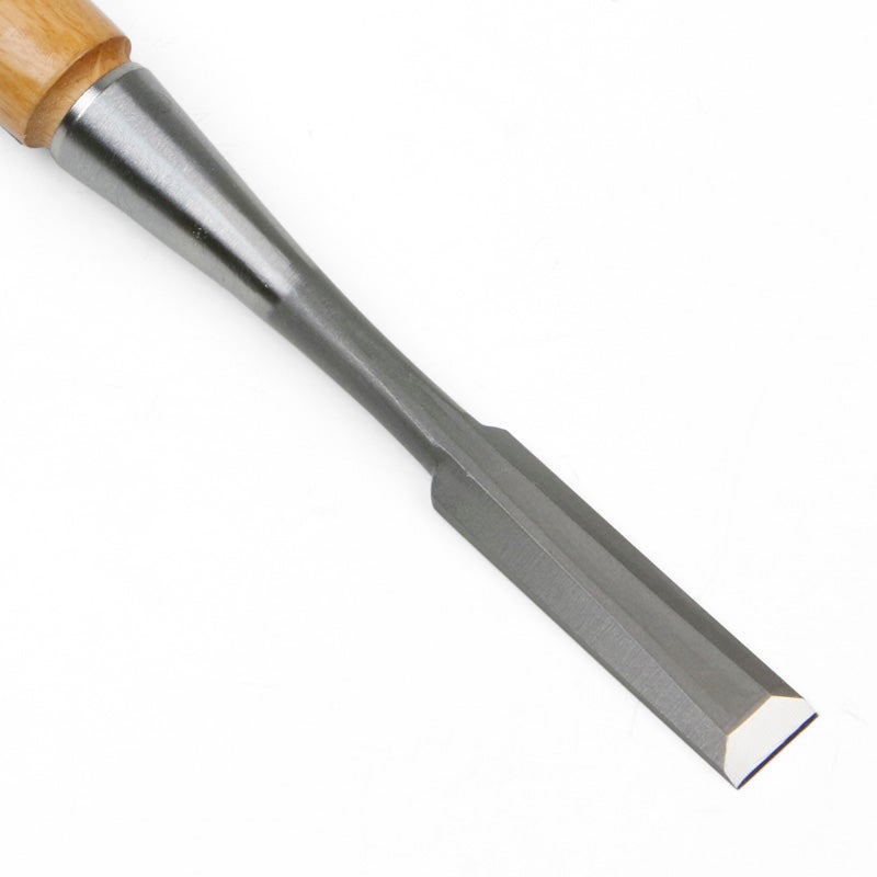 追入鑿 ハイス鋼 赤樫柄 15mm 刃先裏