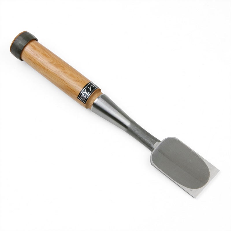 追入鑿 ハイス鋼 赤樫柄 36mm 表