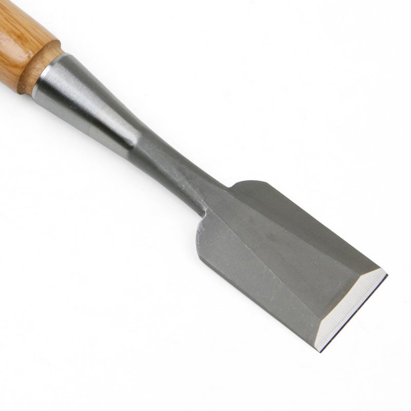 追入鑿 ハイス鋼 赤樫柄 36mm 刃先裏