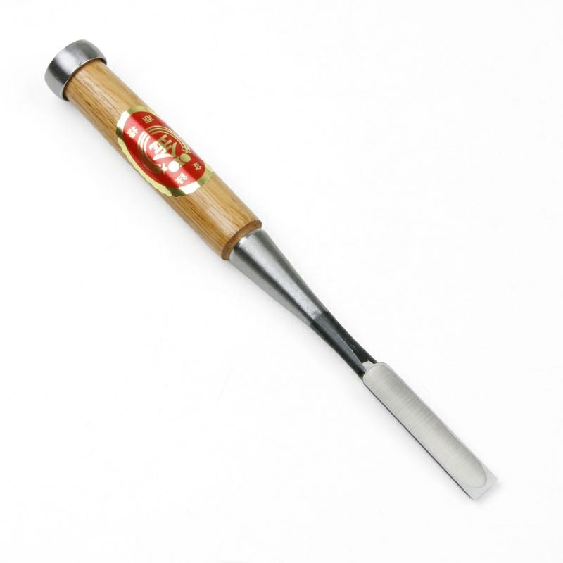 本職用 高級 追入鑿 12mm 白紙鋼 ほんまもんオリジナル 表