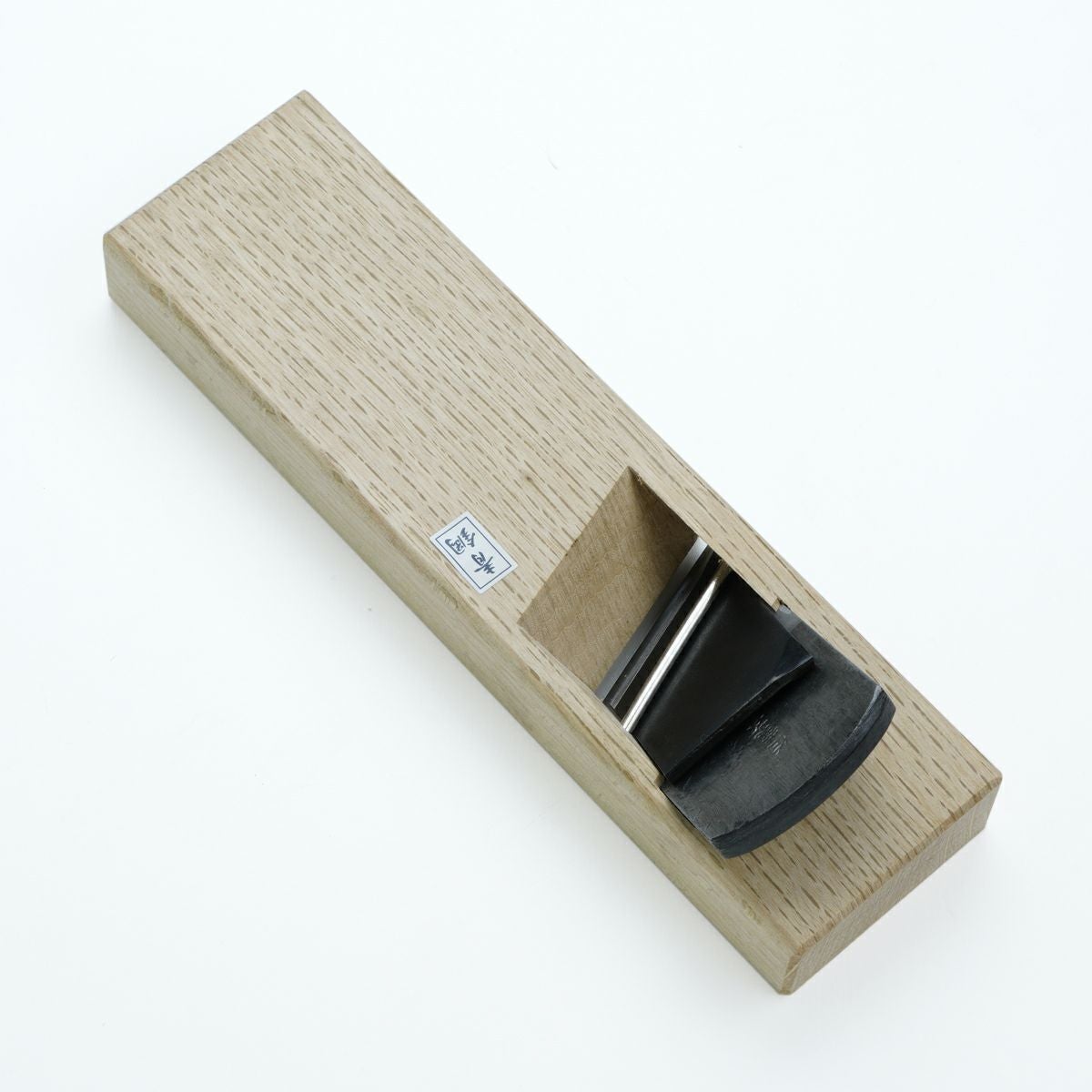 伯龍斎 雛際鉋 右 42mm 青紙1号 釜地 白樫7寸台 二枚鉋