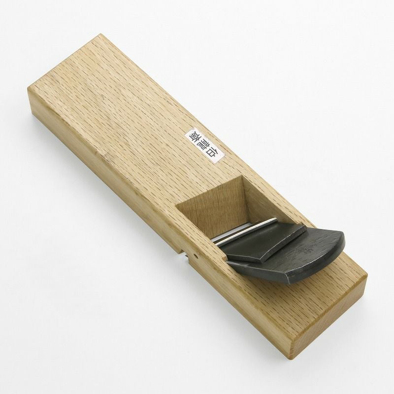 伯龍斎 雛際鉋 左 42mm 青紙1号 釜地 白樫7寸台 二枚鉋