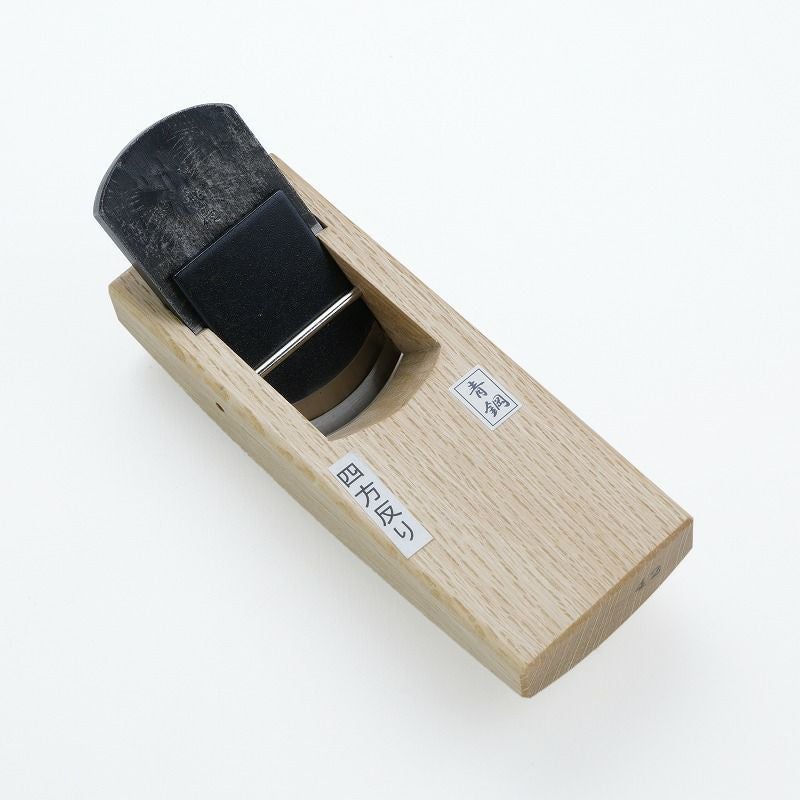 飛鳥 四方反り鉋 42mm 青紙2号 極軟鉄 白樫5寸台 二枚鉋 | 厳選 刃物