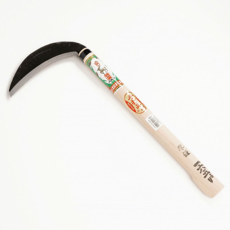 稲荷鹿 木鎌 片刃 165mm厚鎌 播州小野特産 手打ち 高級品