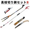 高枝切り鋏 Bセット 基本4点セット 高枝切鋏 太枝切鋏 剪定用鋸 剪定鋏