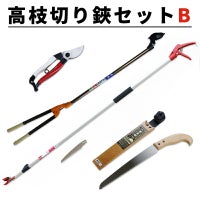 高枝切り鋏 Bセット 基本4点セット 高枝切鋏 太枝切鋏 剪定用鋸 剪定鋏