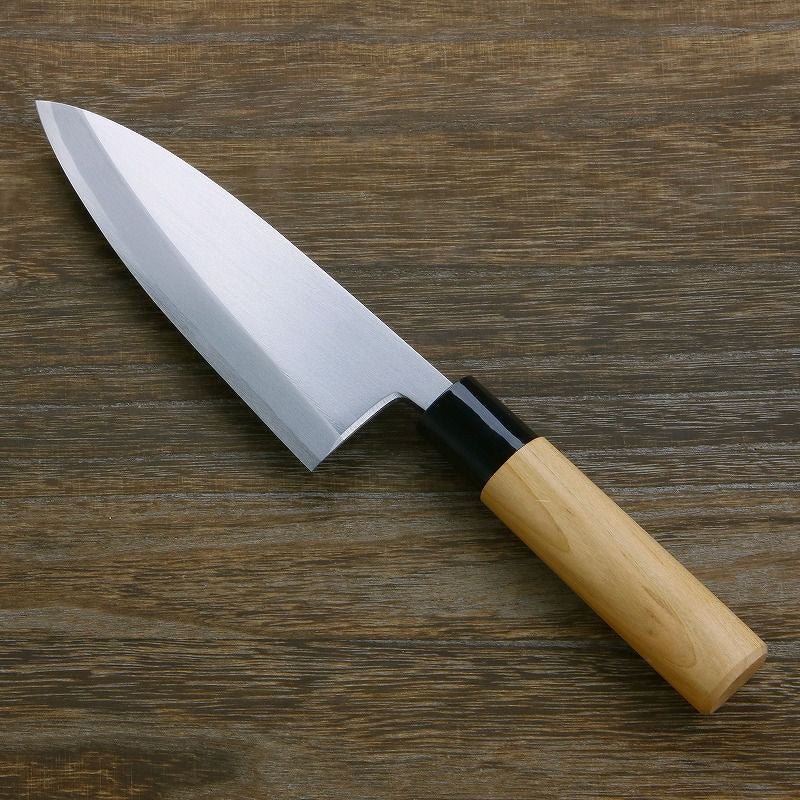 出刃包丁 片刃 150mm 白紙2号 鋼付 左利き用 | 厳選 刃物 道具の専門店