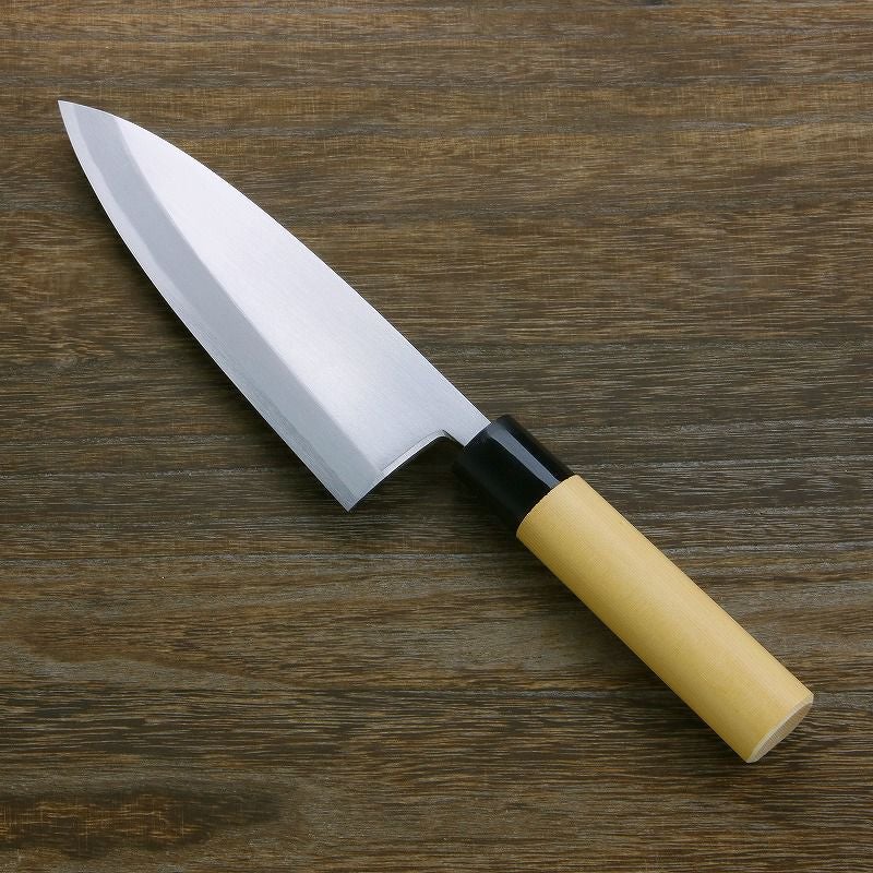 出刃包丁 片刃 180mm 白紙2号 鋼付 左利き用 | 厳選 刃物 道具の専門店