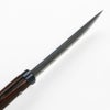 東周作 アウトドア用黒打剣鉈 150mm 白紙鋼 オイルステン仕上げ ケース付き 峰